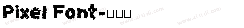 Pixel Font字体转换